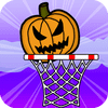 Angry Pumpkin Basketball Halloween Hoops