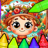 Autumn Coloring Seasons Pages Colorful Fall